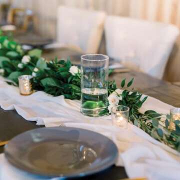 Arkwright Cheese Cloth for Straining - 100% Natural Cotton Grade 10 [Open Weave] Bleached Cheesecloth Table Runner for Cooking, Decoration, and Wedding, 3 x 300 ft, White