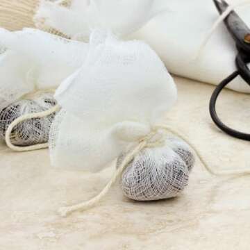 Arkwright Cheese Cloth for Straining - 100% Natural Cotton Grade 10 [Open Weave] Bleached Cheesecloth Table Runner for Cooking, Decoration, and Wedding, 3 x 300 ft, White