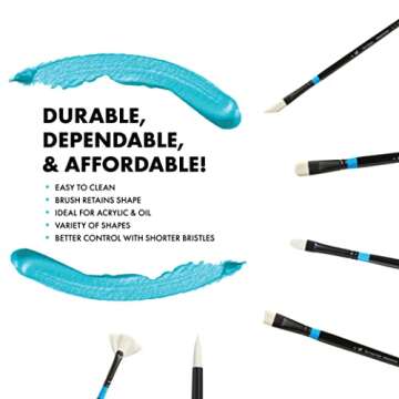 Princeton Aspen Series 6500 Long Handled Brush for Artists