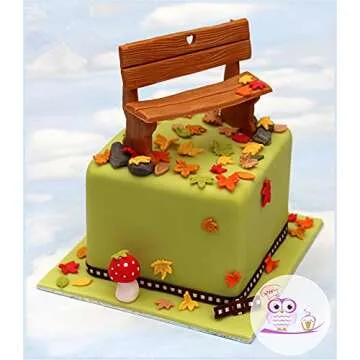 Efivs Arts Flexible Maple Leaf Silicone Mold for Baking