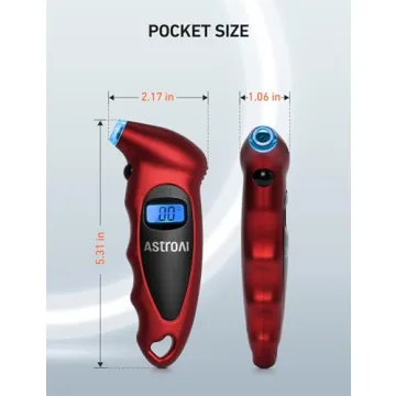 AstroAI Digital Tire Pressure Gauge with Backlight LCD