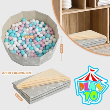 PLAY 10 Ball Pit for Toddlers - Indoor & Outdoor Fun