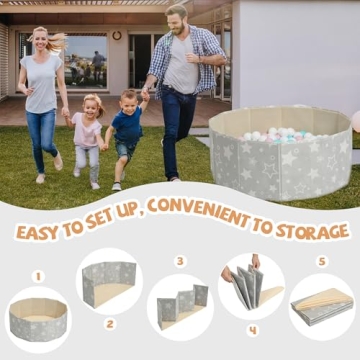 PLAY 10 Ball Pit for Toddlers - Indoor & Outdoor Fun