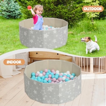 PLAY 10 Ball Pit for Toddlers - Indoor & Outdoor Fun