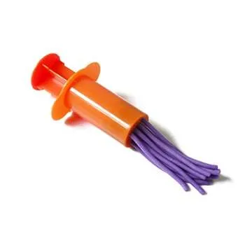 Carykon Dough Extruders Set Assorted Designs, Set of 10, 5 Patterns - Random Colors