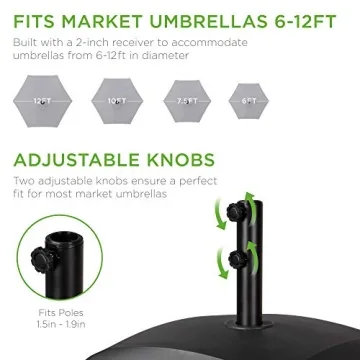 Best Fillable Mobile Umbrella Base for Patios and Decks
