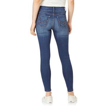 WallFlower Women's Ultra Skinny Mid-Rise Insta Soft Juniors Jeans (Standard and Plus), Hayden Pure, ...