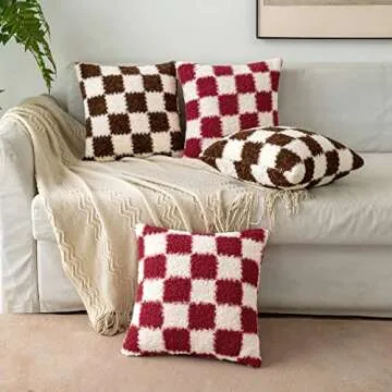MIULEE Decorative Throw Pillow Covers for Cozy Winter