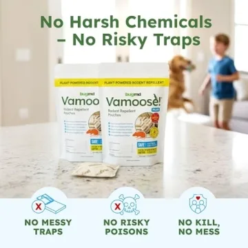 BugMD Vamoose Plus Mouse Repellent Pouches - Natural Scent
