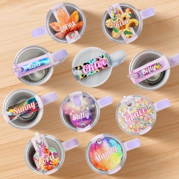 Personalized Sublimation Acrylic Name Plates for Tumblers