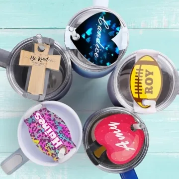 Personalized Sublimation Acrylic Name Plates for Tumblers