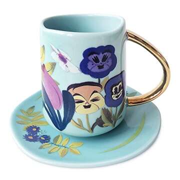 Disney Alice in Wonderland Teacup and Saucer Set Delightful Collection