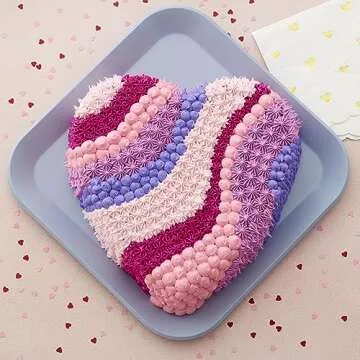 Wilton 10-Inch Heart Shaped Cake Pan for Perfect Baking