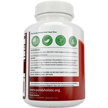 Premium Red Yeast Rice 1200mg with CoQ10 & Niacin Capsules