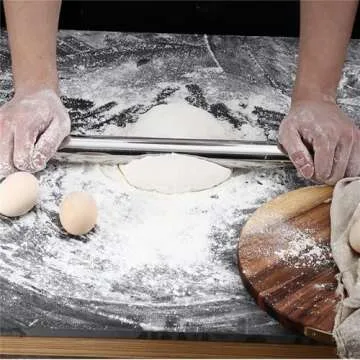 High-Quality Stainless Steel Rolling Pin for All Bakers
