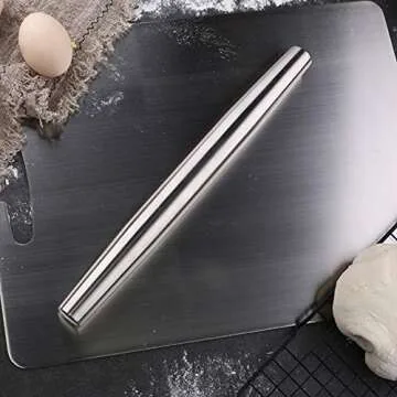 High-Quality Stainless Steel Rolling Pin for All Bakers