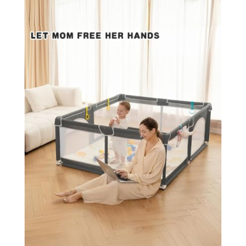 Extra Large dearlomum Baby Playpen for Secure Toddler Play