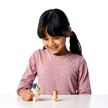 Bluey Beach Mermaid Tails 2-Packs - Fun Character Figures