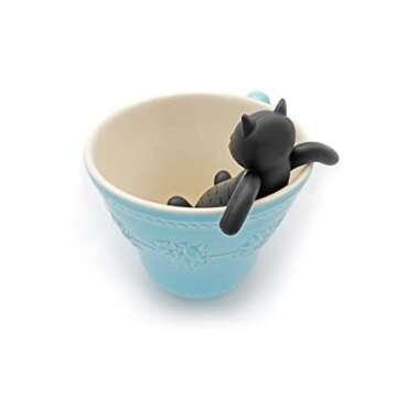 BPA-Free Silicone Tea Infuser - Black Cat Design