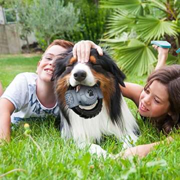 Dog Toys for Aggressive Chewers, Squeaky Dog Toys for Large Dogs, Interactive Dog Toys, Tough Dog Ch...