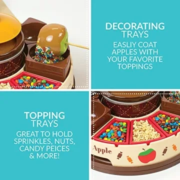 Nostalgia Fondue Pot with 25 Sticks for Memorable Moments