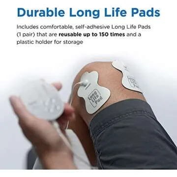 OMRON Pocket Pain Pro TENS Unit Muscle Stimulator, Simulated Massage Therapy for Lower Back, Arm, Foot, Shoulder and Arthritis Pain, Drug-Free Pain Relief (PM400)