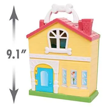 Puppy Dog Pals Stow N' Go Playset with Handle, Travel Toys for Kids, Officially Licensed Kids Toys for Ages 3 Up by Just Play