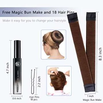 Fly Away Hair Tamer and Shaping Cream - 2 Pack (18ML each), Lasting Moisturizing Formula for Frizzy and Broken Hair, No Greasy Feel, Styling Fixing Wax