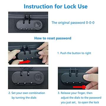 Ingkee Smell Proof and Odor Proof Bag with Lock