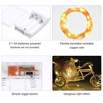 Battery Operated LED Fairy Lights for Home Decor