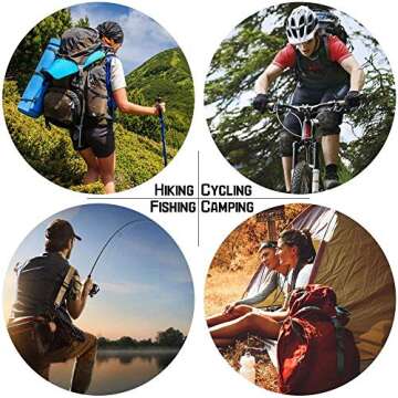 Large Carabiners Keychain 3" Aluminum D Shape Premium Durable D-Ring Carabiner Clip Hook Camping Accessories Snap Link Key Chain Durable Improved Design (2pcs pink)