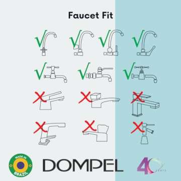 Dompel Wash Unit with Headrest and Set of 4 Hair Brushes | Handicap & Disabled, Seniors | Hairstylist, home services | Portable Shampoo Bowl with Chrome Steel Structure | Includes Drain Hose, Faucet