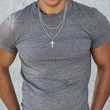 Men's Stainless Steel Cross Necklace | Yooblue