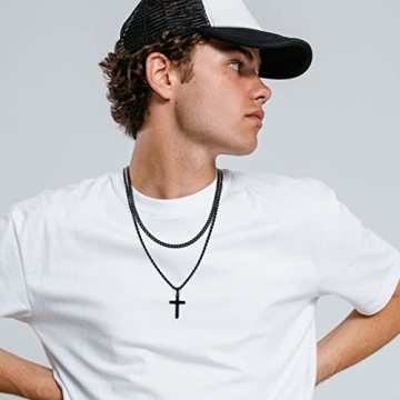 Men's Stainless Steel Cross Necklace | Yooblue