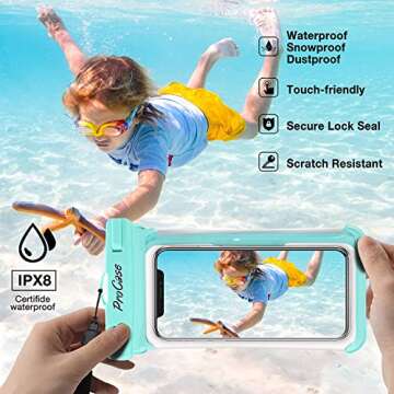 ProCase Waterproof Phone Pouch for All Aquatic Adventures