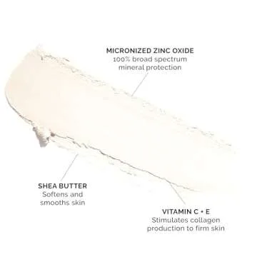 MDSolarSciences Solar Stick SPF 40 – Water-Resistant Mineral Sunscreen – Broad Spectrum UV Protection – Blendable Zinc Oxide Travel Stick – Smooth, Sheer and Natural Matte Finish, 0.6 Oz