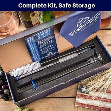 Thermo-Hydrometer ABV Tester Kit American-Made for Brew