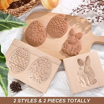 Premium Wooden Cookie Mold for Memorable Baking Fun