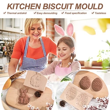 Premium Wooden Cookie Mold for Memorable Baking Fun