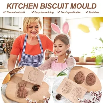 Premium Wooden Cookie Mold for Memorable Baking Fun