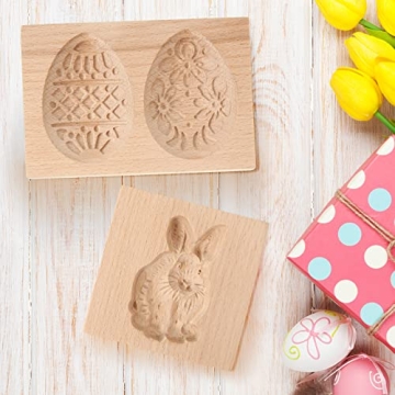 Premium Wooden Cookie Mold for Memorable Baking Fun