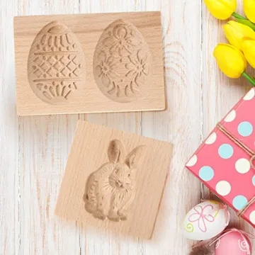 Premium Wooden Cookie Mold for Memorable Baking Fun