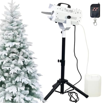 LANGXUN 1500W Snow Machine | Remote Control & Adjustable Flakes