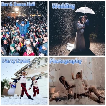 LANGXUN 1500W Snow Machine with Remote Control