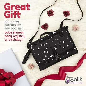 Toolik Baby Diaper Clutch Portable Changing Pad