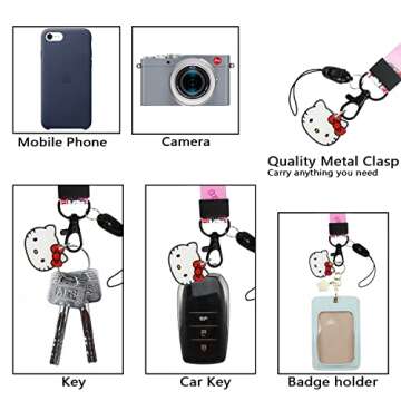 Kitty Cat Lanyard - Cute & Functional Key Holder
