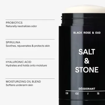 Salt & Stone Natural Deodorant Black Rose Oud Extra Strength