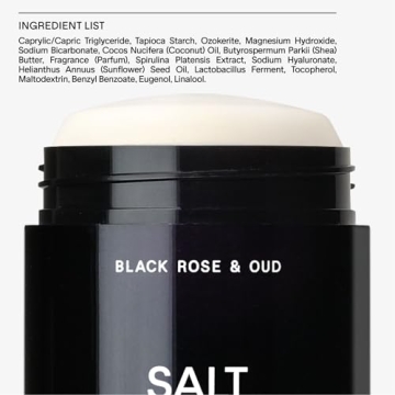 Salt & Stone Natural Deodorant Black Rose Oud Extra Strength