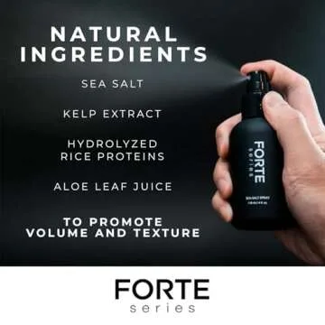 Sea-Salt Spray by Forte Series for Men | Volumizing & Texturizing Sea Salt Spray for Beachy Surfer H...