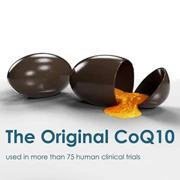 The Original CoQ10 from The Inventor of Q10 Supplements | High Absorption | Bio-Quinone Coenzyme Q10 100mg, Essential Antioxidant for Energy, Heart Health and Fertility Support, 60 Softgels